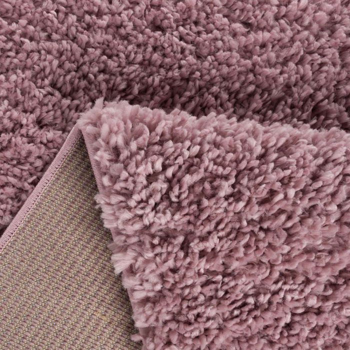 Kurzflor Shaggy Teppich Feel Good Rosa 30 mm M1800