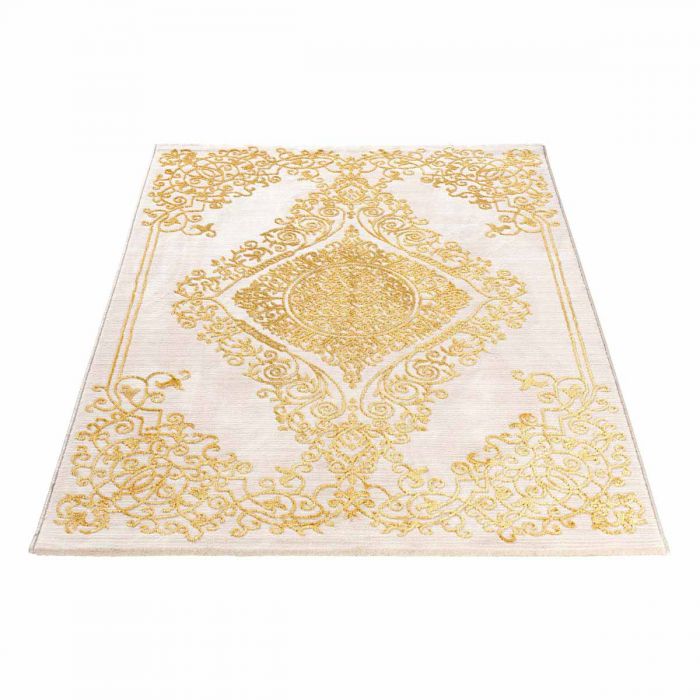 Designer Teppich Royal Gold in Beige M707