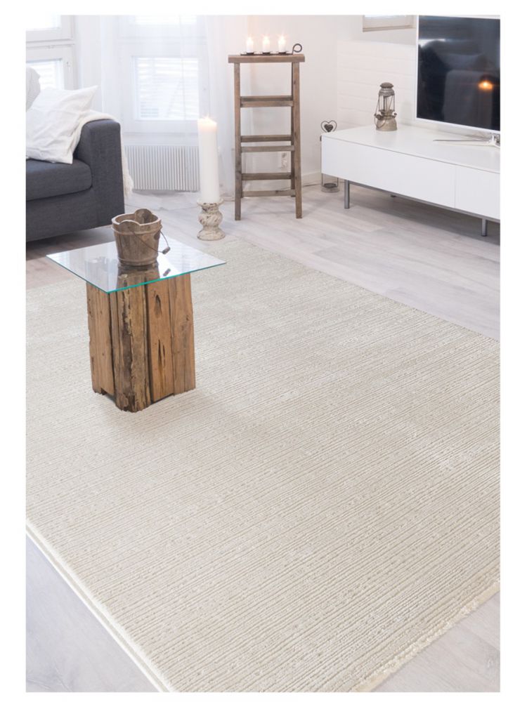 Weiße Teppiche in verschiedenen Muster online kaufen