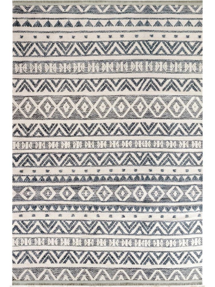 Waschbarer Teppich Dunkel Grau | Polyester Meliert Einfarbig aus