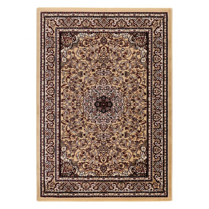 Orientteppich Medaillon Beige Orientalischer Klassik Design M802