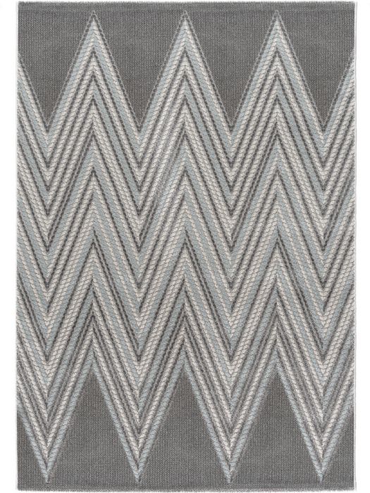 Designer Teppich Grau