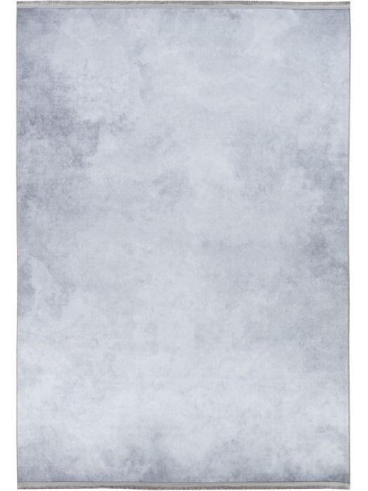 Waschbarer Teppich Grau