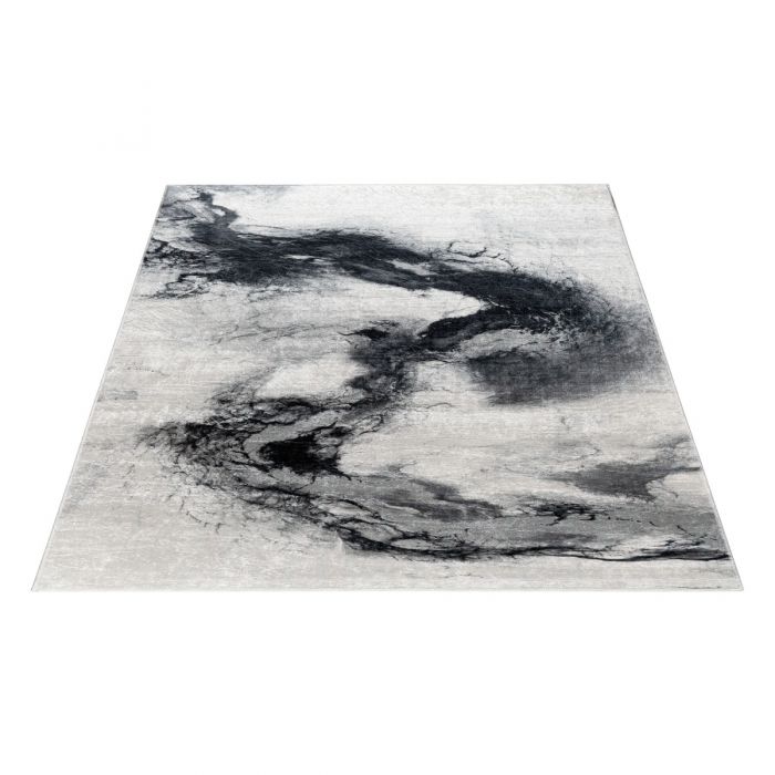 Waschbarer Teppich Premium Marmor Abstrakt Grau MY8060