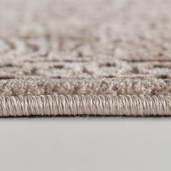 Teppich | Größen div. Designer Vintage Muster Kurzflor Beige