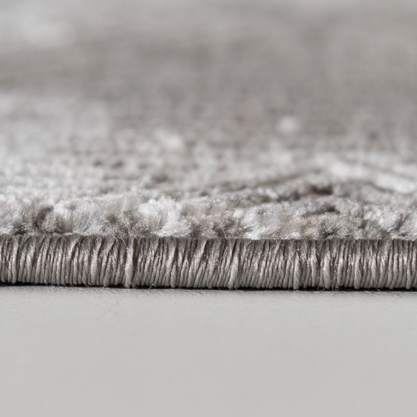 div. Teppich Grau Abstraktes Größen | Raute Design Kurzflor
