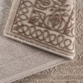 Kurzflor Teppich Beige | Designer Vintage Muster div. Größen | Kurzflor-Teppiche