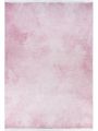 Waschbarer Teppich aus Meliert Einfarbig Polyester | Rosa