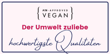 Vegan PETA approved - Der Umwelt zuliebe - hochwertigste Qualitäten bei Mynes Home