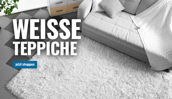 weisse teppiche mobil online von myneshome bestellen