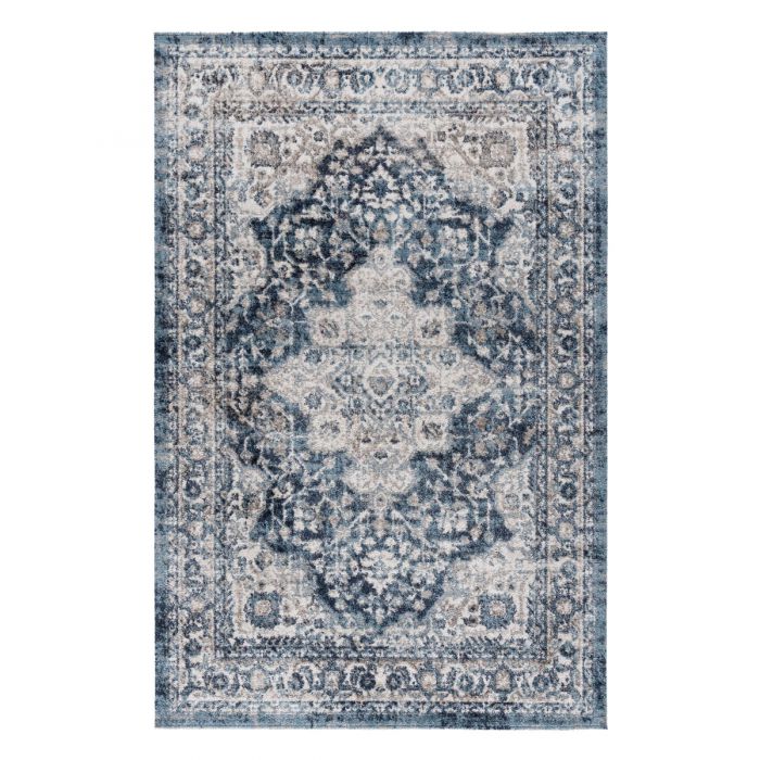 Vintage Teppich Antares Oriental Grau Blau A2020